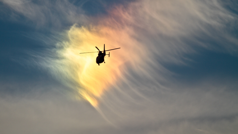 Illustration for article titled These Otherworldly Halos Turn Our Sun Into The Eye Of Sauron